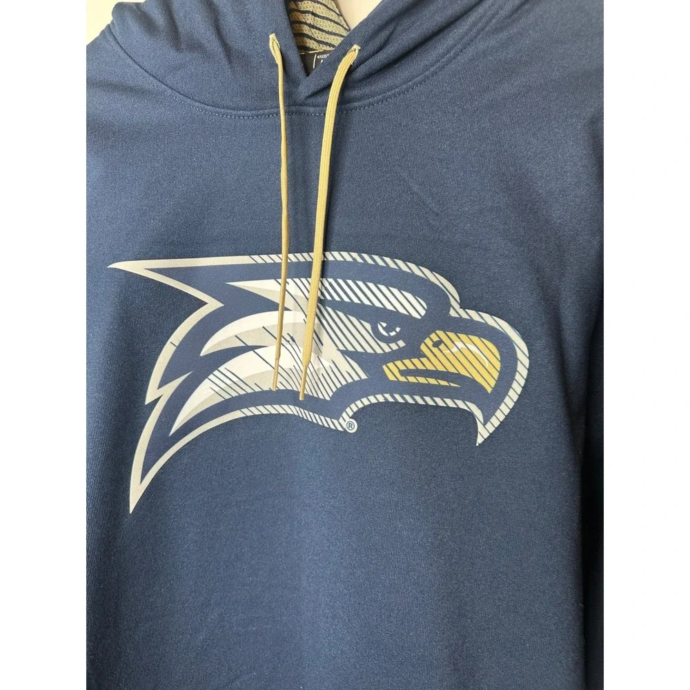 Adidas Georgia Southern Eagles NCAA Navy Blue Climawarm Hoodie Mens Large NEW